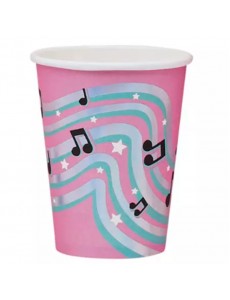 Copos Notas Musicais